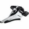 Переключатель передний SHIMANO DEORE, M618-H, для 2x10, верхний хомут (34,9 с адаптером 28,6/31,8), верхняя тяга, черный IFDM618HTX6